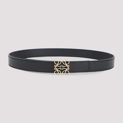 LOEWE BLACK GOLDEN BUCKLE BELT