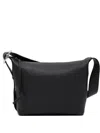 Loewe Loop Full-grain Leather Messenger Bag In Black