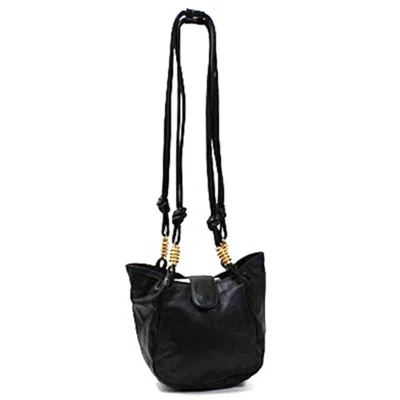 Pre-owned Loewe Black Gray Leather Shoulder Bag () In Multi