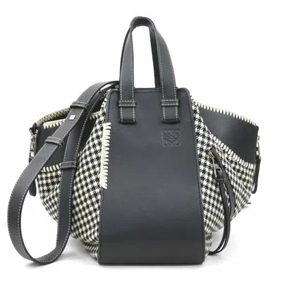 Pre-owned Loewe Black Ivory Leather Handbag Shoulder Bag ()