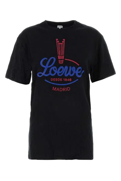 Loewe Black Jersey T Shirt
