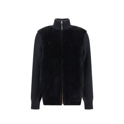 Loewe Black Lamb Fur Women's Coat