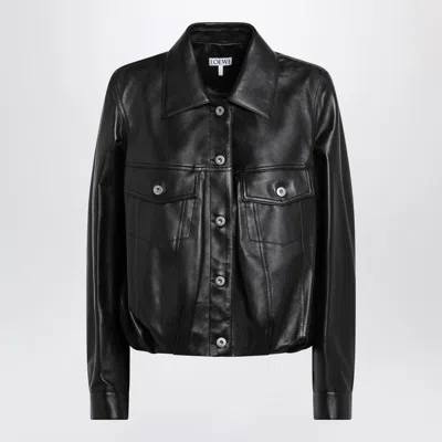 Loewe Black Lamb Nappa Leather Jacket