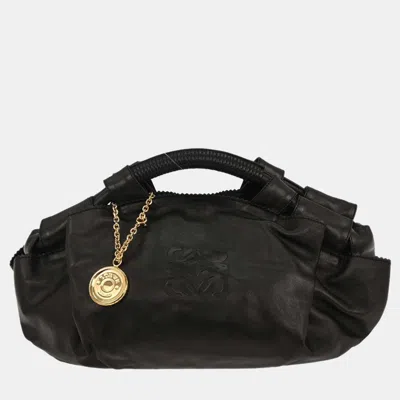 Pre-owned Loewe Black Lambskin Nappa Aire Handbag
