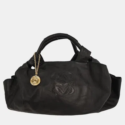 Pre-owned Loewe Black Lambskin Nappa Aire Handbag