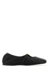Loewe Women Pebble Ballerina In Nappa Leather In Black