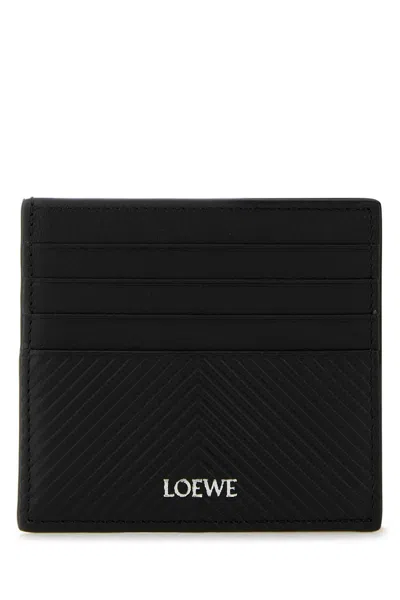 Loewe Black Leather Card Holder