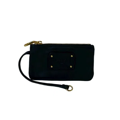 Pre-owned Loewe Black Leather Coin Purse/coin Case ()