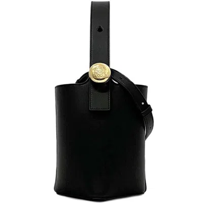 Pre-owned Loewe Black Leather Handbag Shoulder Bag ()