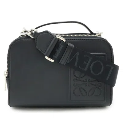 Pre-owned Loewe Black Leather Handbag Shoulder Bag ()