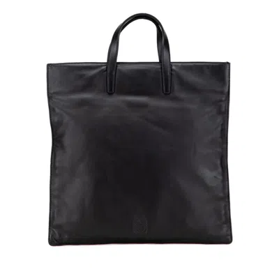 Pre-owned Loewe Black Leather Handbag Tote Bag ()