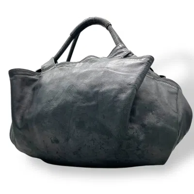 Pre-owned Loewe Black Leather Handbag Tote Bag ()
