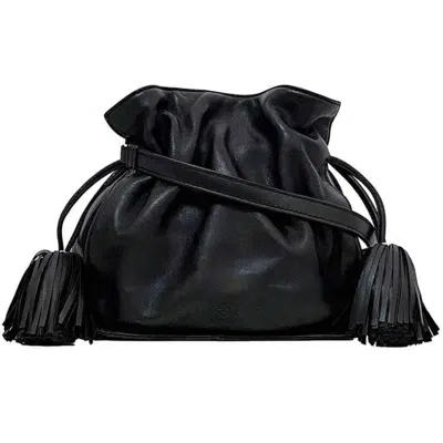 Pre-owned Loewe Black Leather Nappa Leather Shoulder Bag ()