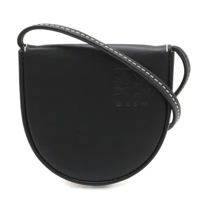Pre-owned Loewe Black Leather Pochette Pouch Shoulder Bag ()