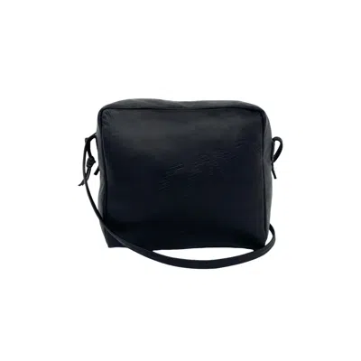 Pre-owned Loewe Black Leather Pochette Shoulder Bag ()