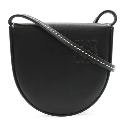 Pre-owned Loewe Black Leather Pochette Shoulder Bag ()