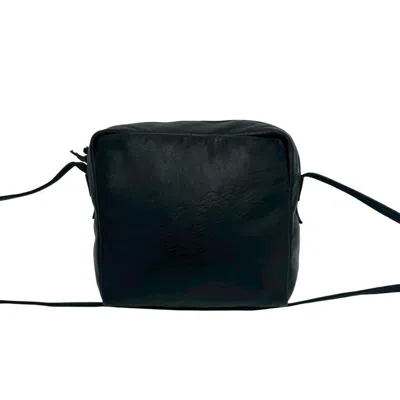 Pre-owned Loewe Black Leather Pochette Shoulder Bag ()