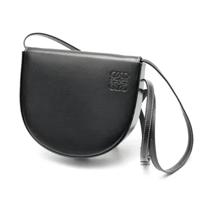 Pre-owned Loewe Black Leather Pouch Shoulder Bag ()