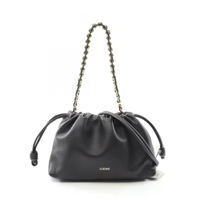 Pre-owned Loewe Black Leather Shoulder Bag ()