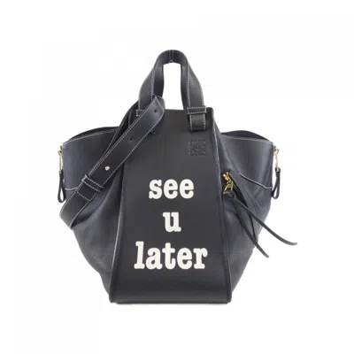 Pre-owned Loewe Black Leather Shoulder Bag ()