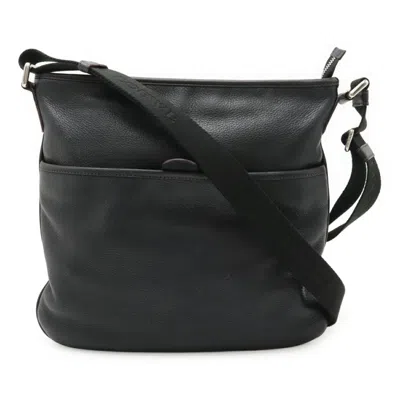 Pre-owned Loewe Black Leather Shoulder Bag ()