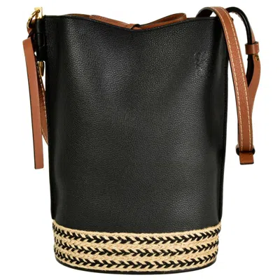 Pre-owned Loewe Black Leather Shoulder Bag ()