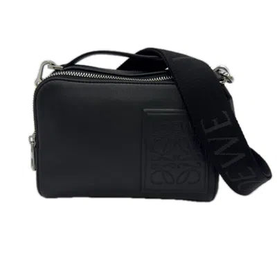 Pre-owned Loewe Black Leather Shoulder Bag ()