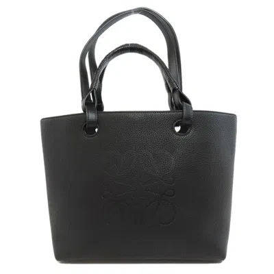 Pre-owned Loewe Black Leather Tote Bag ()