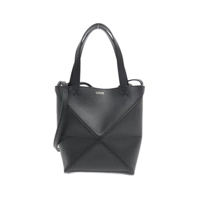 Pre-owned Loewe Black Leather Tote Bag ()