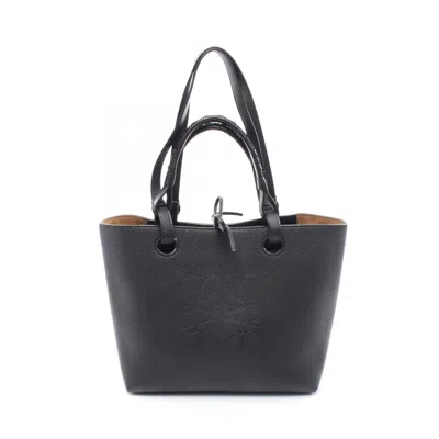 Pre-owned Loewe Black Leather Tote Bag ()