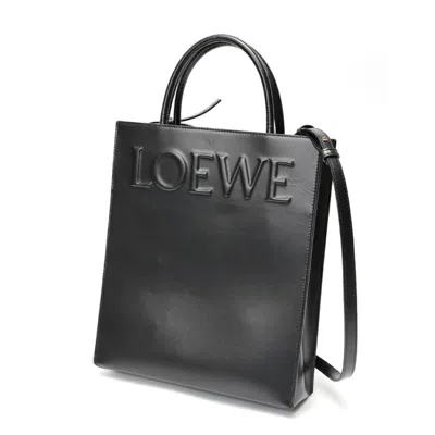 Pre-owned Loewe Black Leather Tote Bag ()