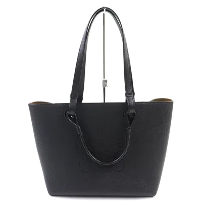 Pre-owned Loewe Black Leather Tote Bag ()