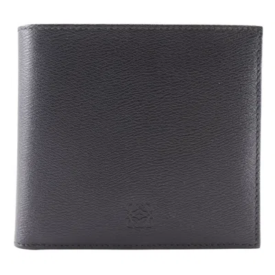 Pre-owned Loewe Black Leather Wallet (bi-fold) ()