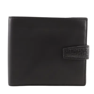 Pre-owned Loewe Black Leather Wallet (bi-fold) ()