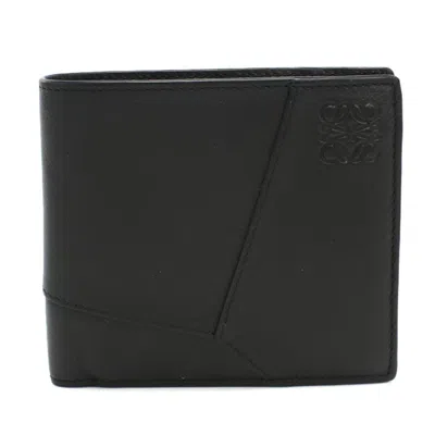 Pre-owned Loewe Black Leather Wallet (bi-fold) ()