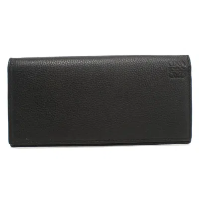 Pre-owned Loewe Black Long Wallet (bi-fold) ()