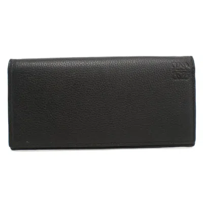 Pre-owned Loewe Black Long Wallet (bi-fold) ()