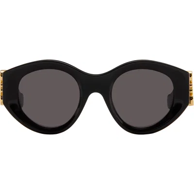 Loewe Black Maxi Anagram Butterfly Sunglasses