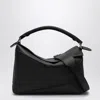 Loewe Medium Puzzle Edge Top Handle Bag In Black