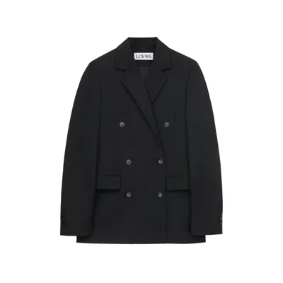 Loewe Black Mohair Women's Coat