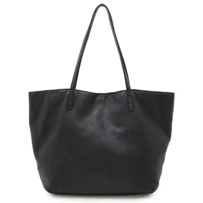 Pre-owned Loewe Black Nappa Leather Leather Shoulder Bag Tote Bag ()