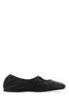 Loewe Women Pebble Ballerina In Nappa Leather In Black