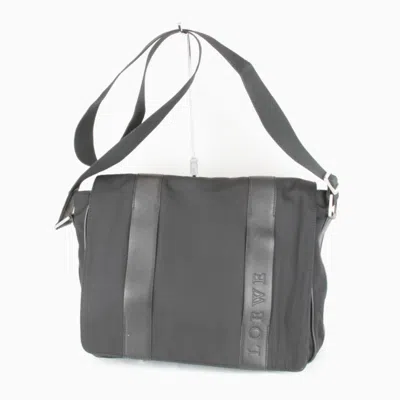 Pre-owned Loewe Black Nylon Messenger Bag Shoulder Bag ()