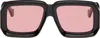 Loewe Oversized Square Monochromatic Sunglasses In Black