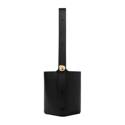 Loewe Black Pebble Medium Bucket Bag