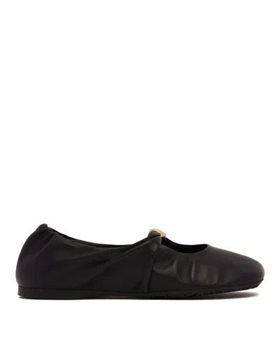 Loewe Black Pebble Soft Ballet Flats