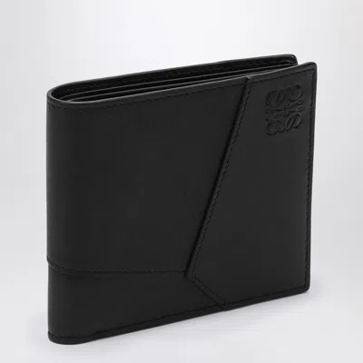 LOEWE LOEWE BLACK PUZZLE BI-FOLD WALLET