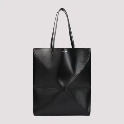 LOEWE BLACK PUZZLE TOTE BAG