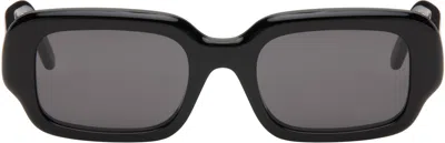 Loewe Black Rectangular Slim Sunglasses