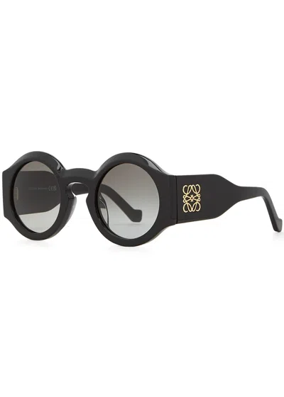 Loewe Black Round-frame Sunglasses